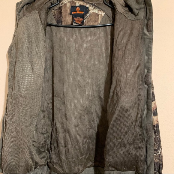 Game Winner Jacket Youth Large Brown Camo Woodland Hooded Full Zip Hunting - Picture 9 of 11